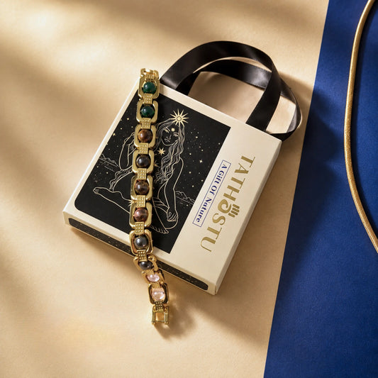 Gold Plated Essential Money Magnet Bracelet ( Dhanyog Bracelet)