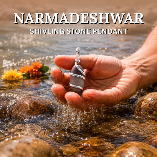 Original Narmada Shivling Pendent (Multicolour)