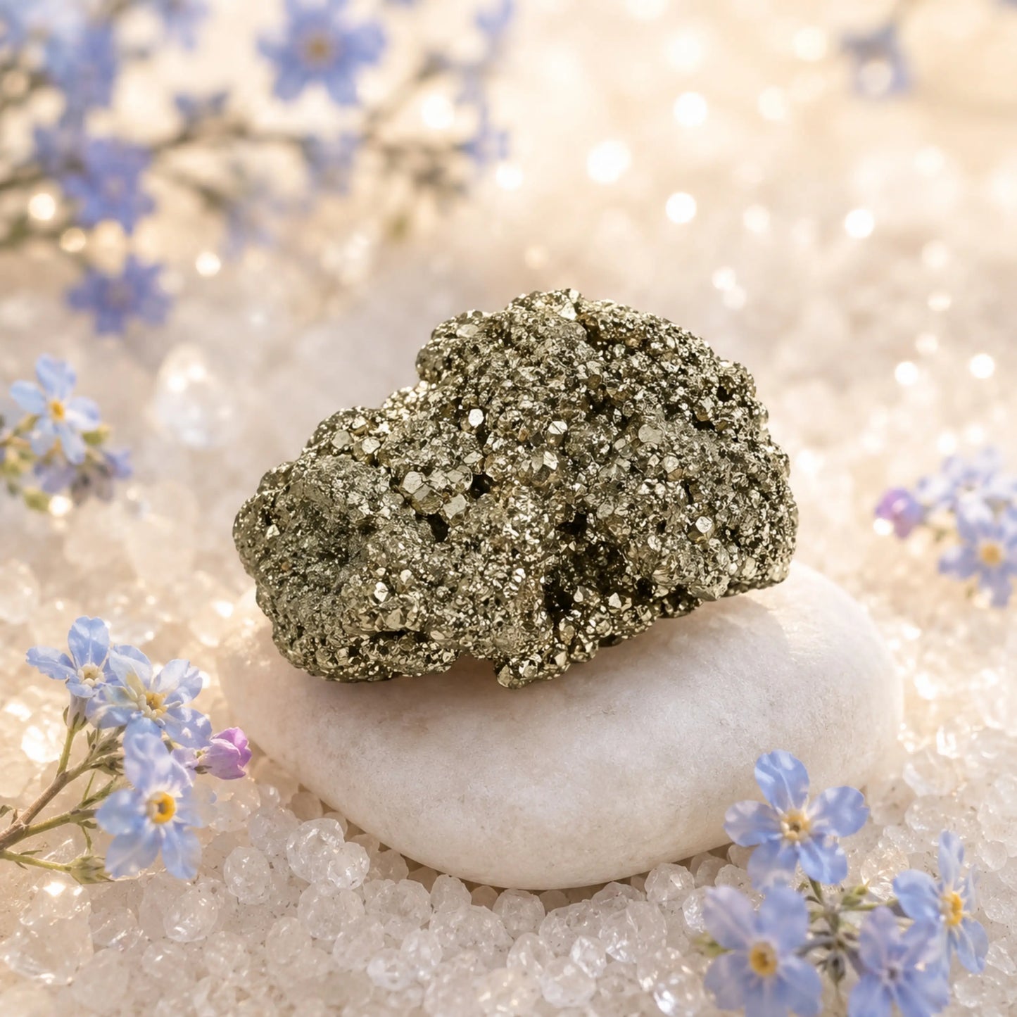 Raw Pyrite Stone - Wealth & Success Magnet for Vaastu