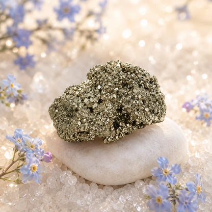 Raw Pyrite Stone - Wealth & Success Magnet for Vaastu