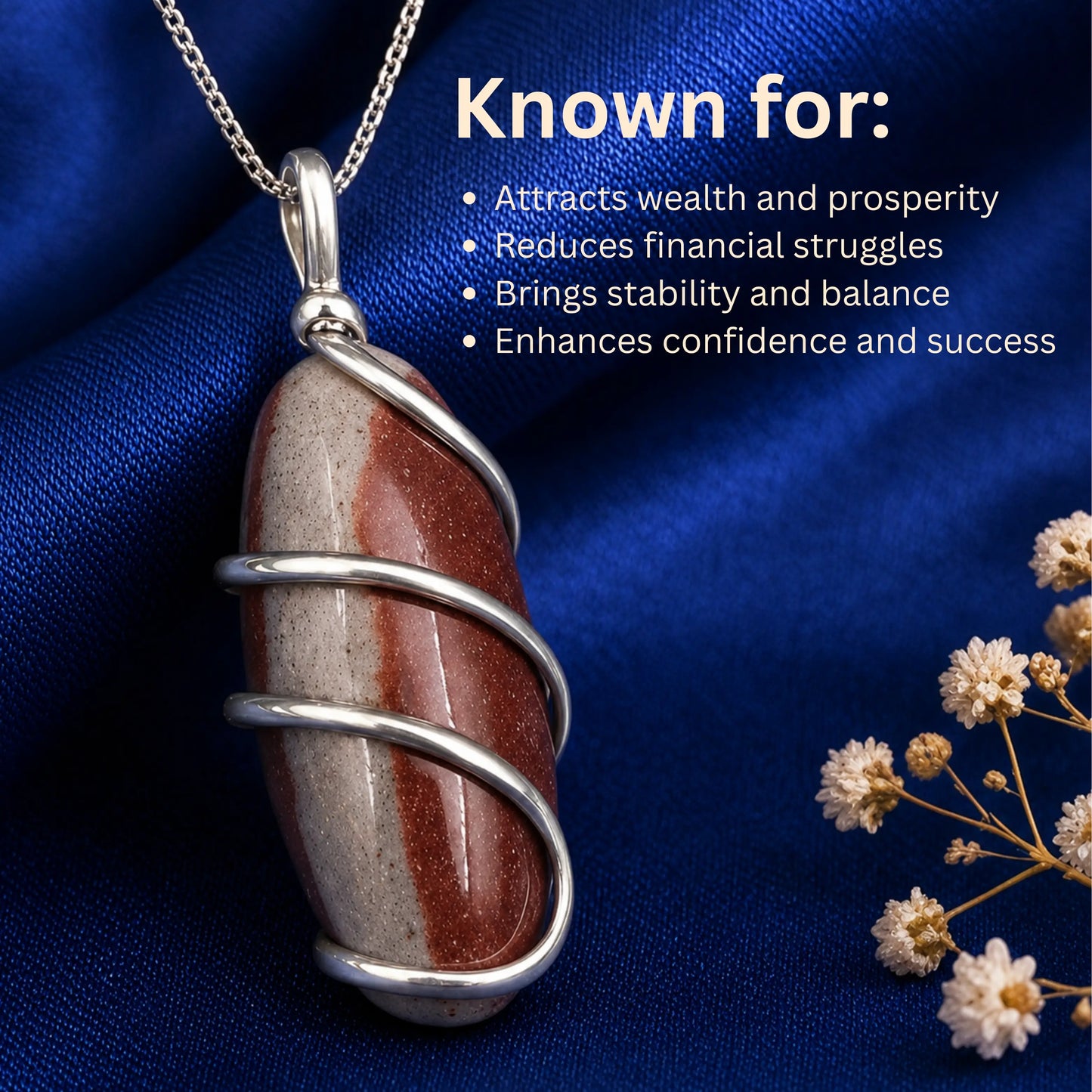 Original Narmada Shivling Pendent (Multicolour)