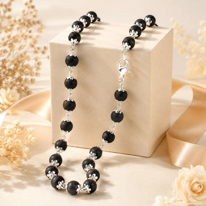 silver plated kharungali mala