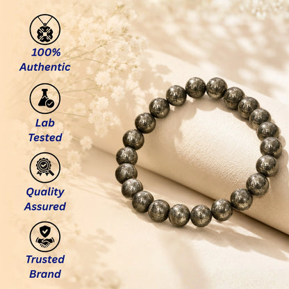 Asli Pyrite Wealth Bracelet (A Grade- Premium Beads)
