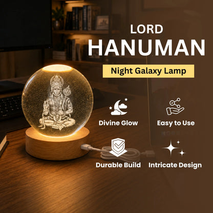 Premium Crystal hanuman ji Lamp