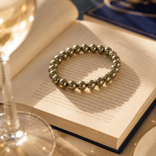 Asli Pyrite Wealth Bracelet (A Grade- Premium Beads)