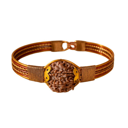 Asli Rudraksh Copper Kada