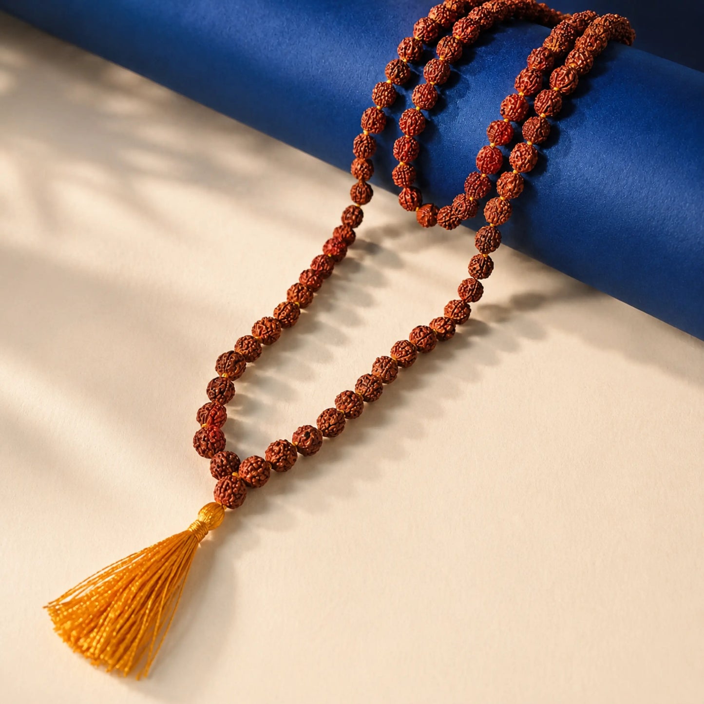 Brown Rudraksha Mala - 108+1 Beads