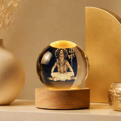 Premium Crystal Mahadev lamp