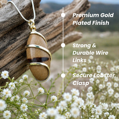 Original Narmada Shivling Pendent (Multicolour)
