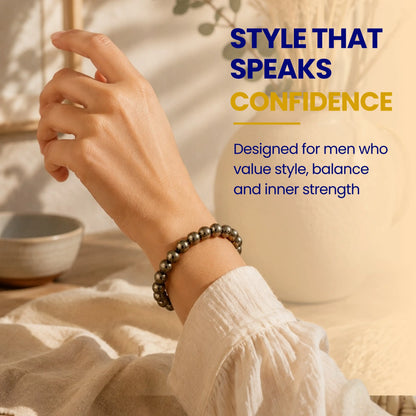 Asli Pyrite Wealth Bracelet (A Grade- Premium Beads)
