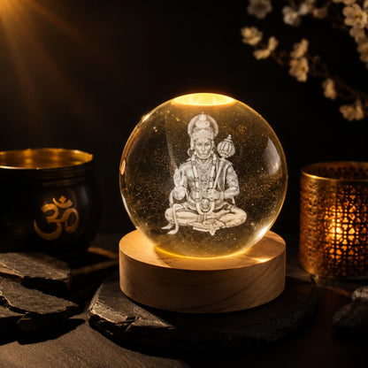 Premium Crystal hanuman ji Lamp