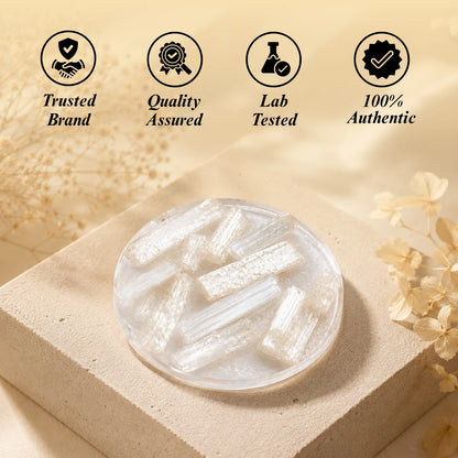 Raw Selenite Charging Plate (Premium Quality)