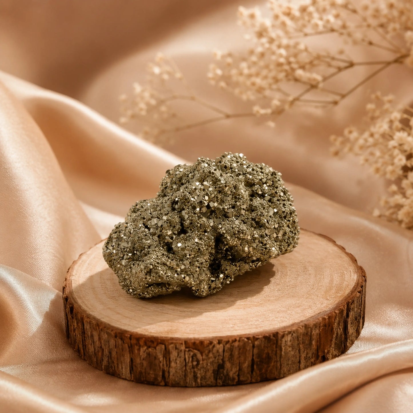 Raw Pyrite Stone - Wealth & Success Magnet for Vaastu