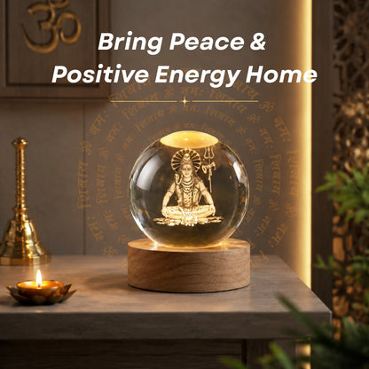 Premium Crystal Mahadev lamp