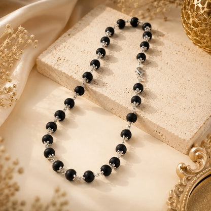 silver plated kharungali mala
