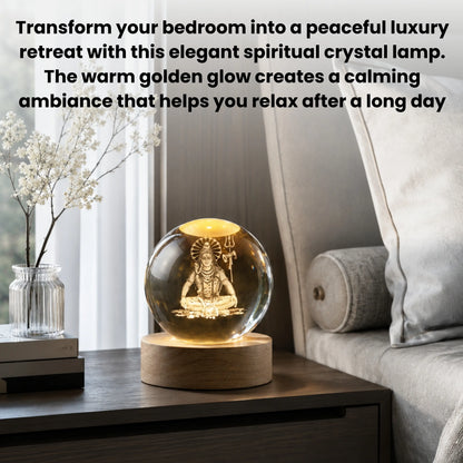 Premium Crystal Mahadev lamp
