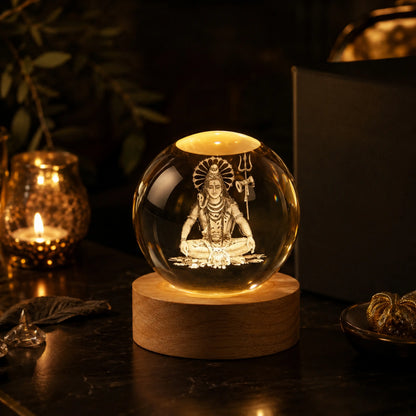 Premium Crystal Mahadev lamp