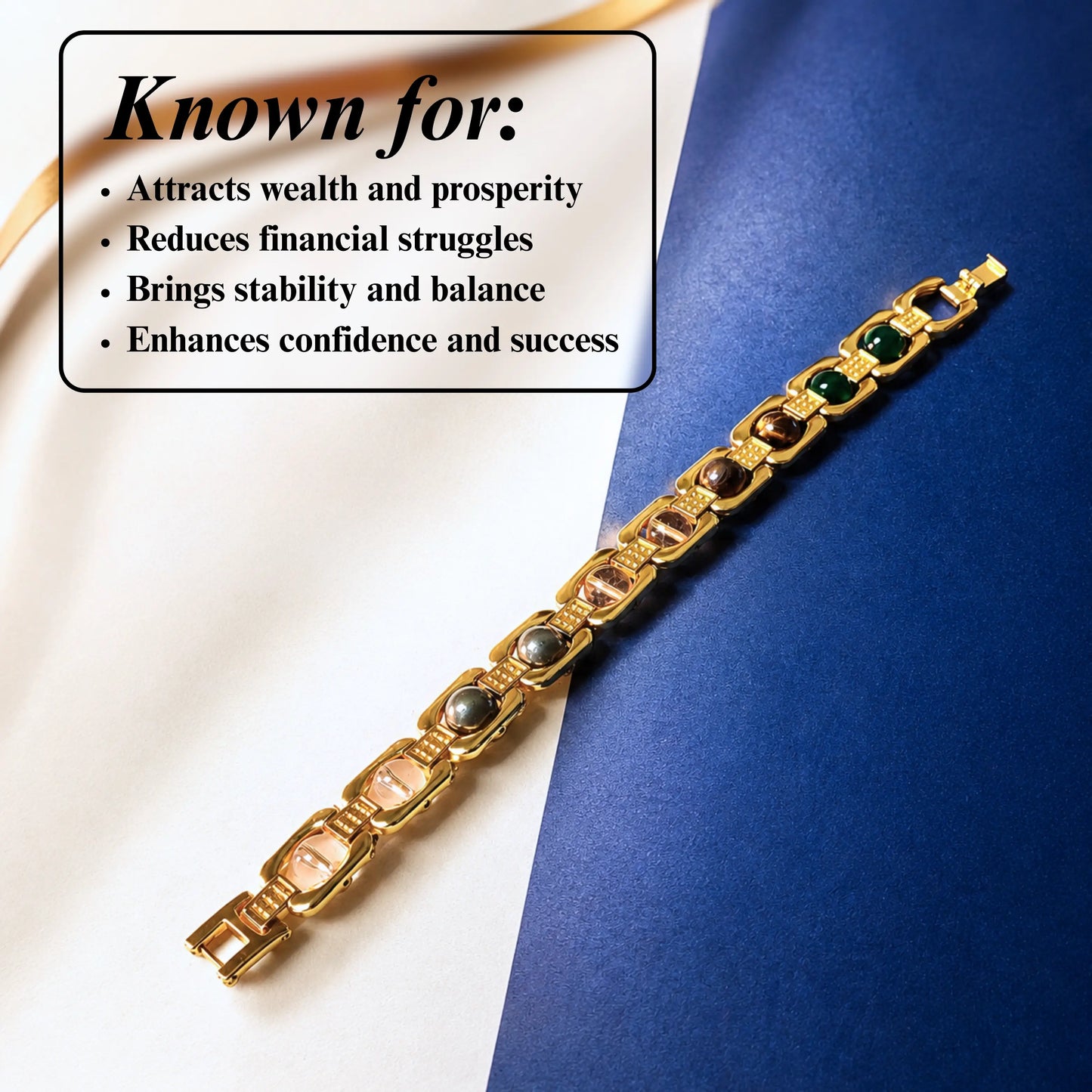 Gold Plated Essential Money Magnet Bracelet ( Dhanyog Bracelet)