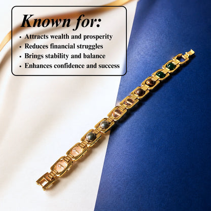 Gold Plated Essential Money Magnet Bracelet ( Dhanyog Bracelet)