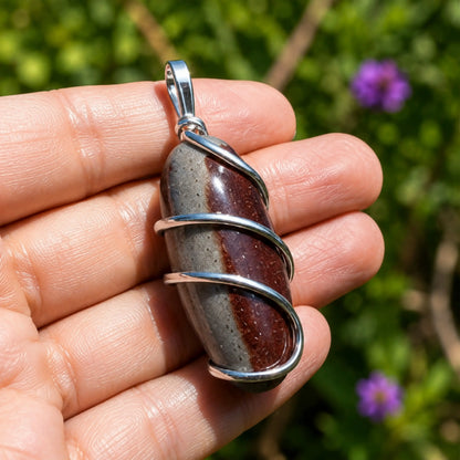 Original Narmada Shivling Pendent (Multicolour)