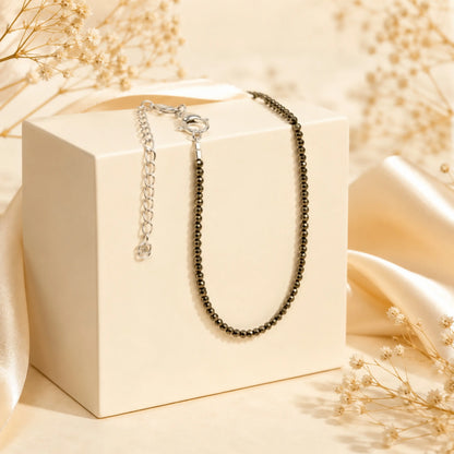 Dhanashree Asli Pyrite Anklet- Tathastu hai to asli hai