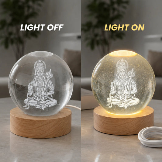 Premium Crystal hanuman ji Lamp