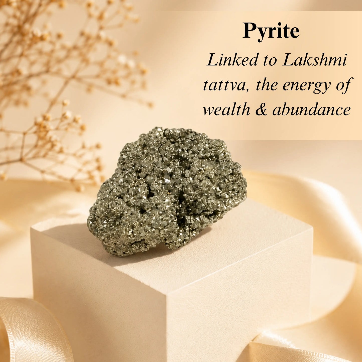 Raw Pyrite Stone - Wealth & Success Magnet for Vaastu