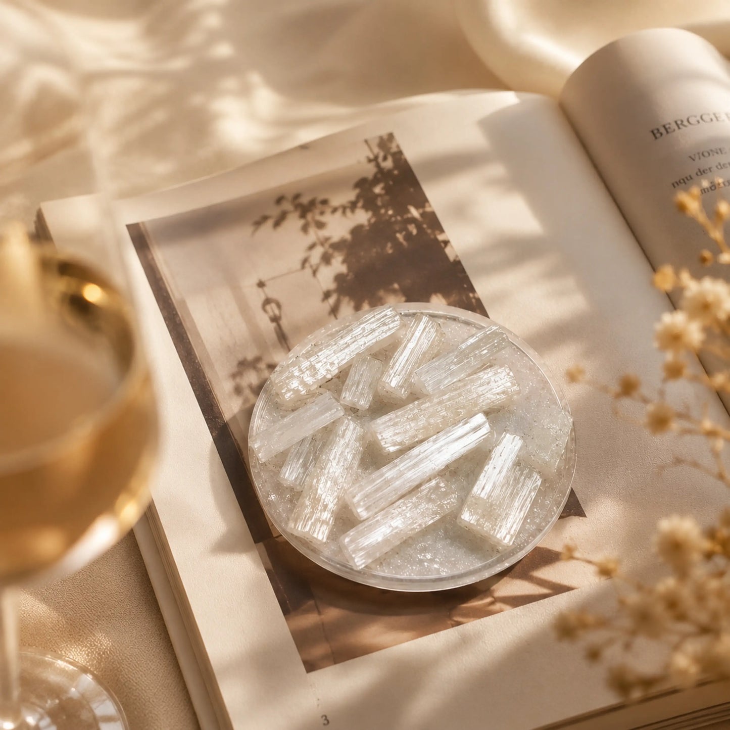Raw Selenite Charging Plate (Premium Quality)