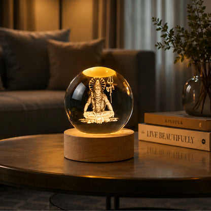 Premium Crystal Mahadev lamp