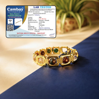 Gold Plated Essential Money Magnet Bracelet ( Dhanyog Bracelet)