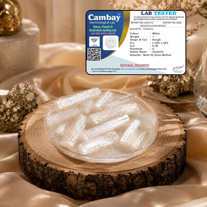 Raw Selenite Charging Plate (Premium Quality)