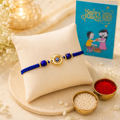 evil eye rakhi for bhai bhabhi
