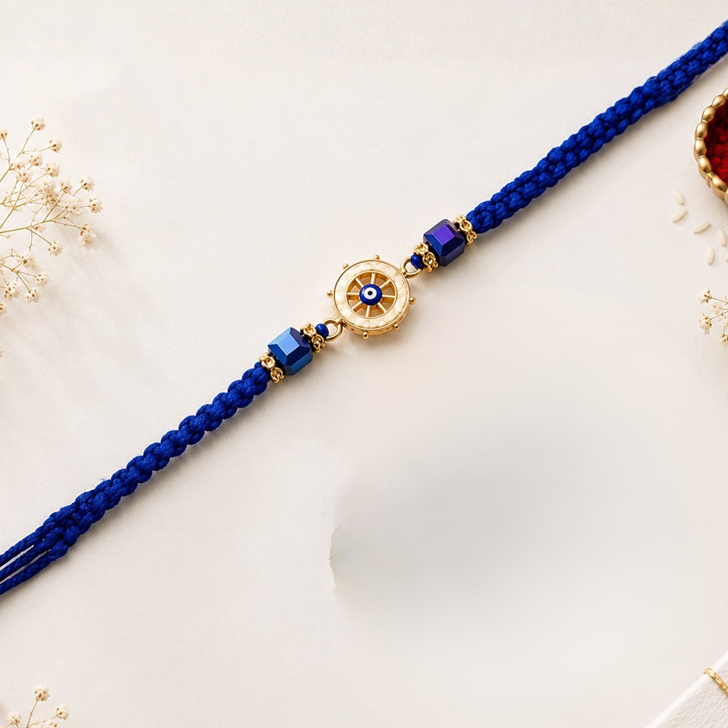 evil eye rakhi for bhai bhabhi