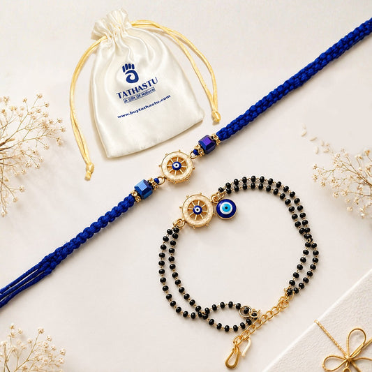 Evil Eye Rakhi for Bhai Bhabhi