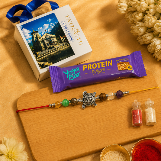 Dhanlabh Crystal Rakhi Hamper